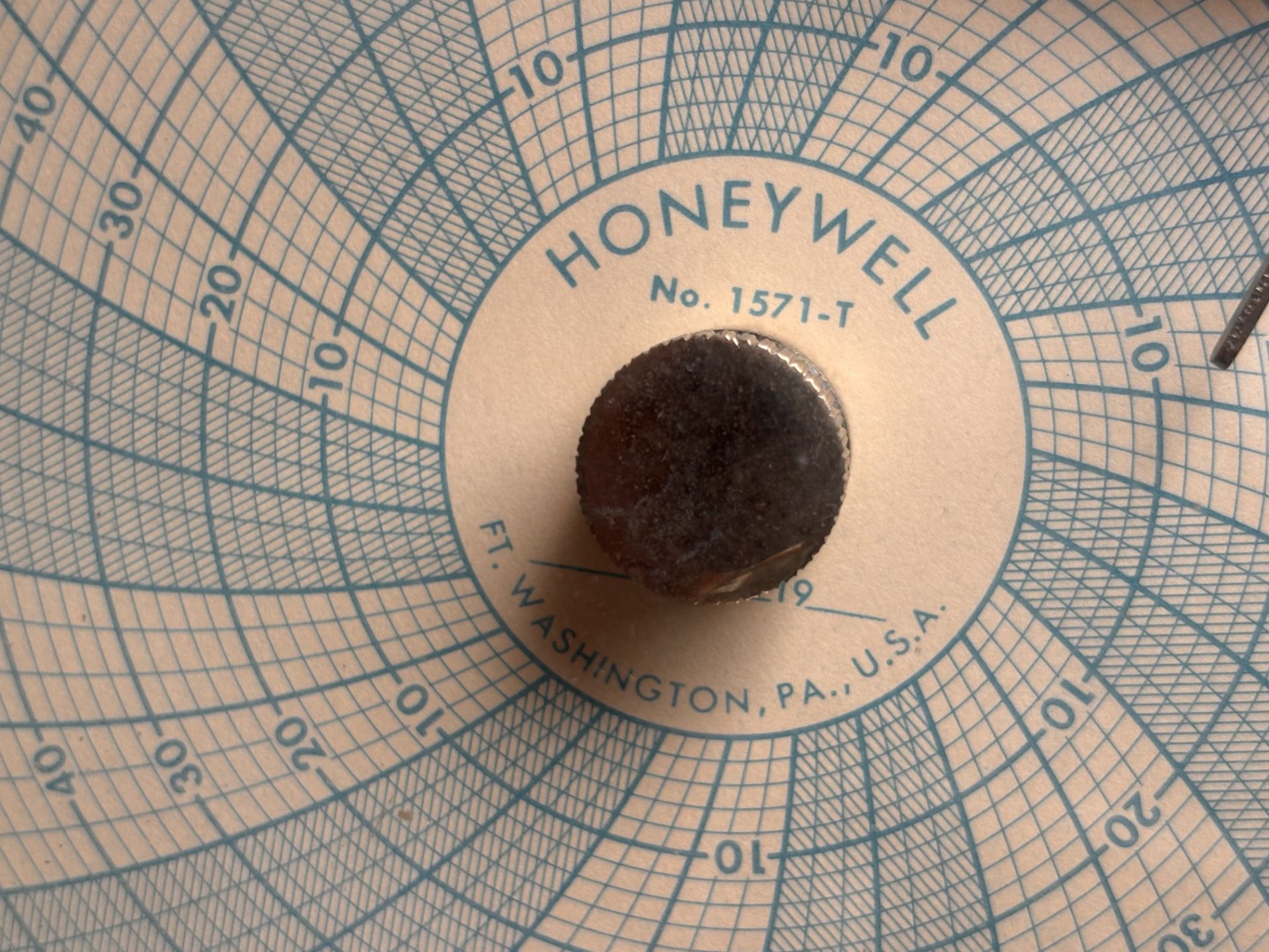 Honeywell Circular Paper Chart Recorder, Looks Similar to DR4300 - Image 5 of 5