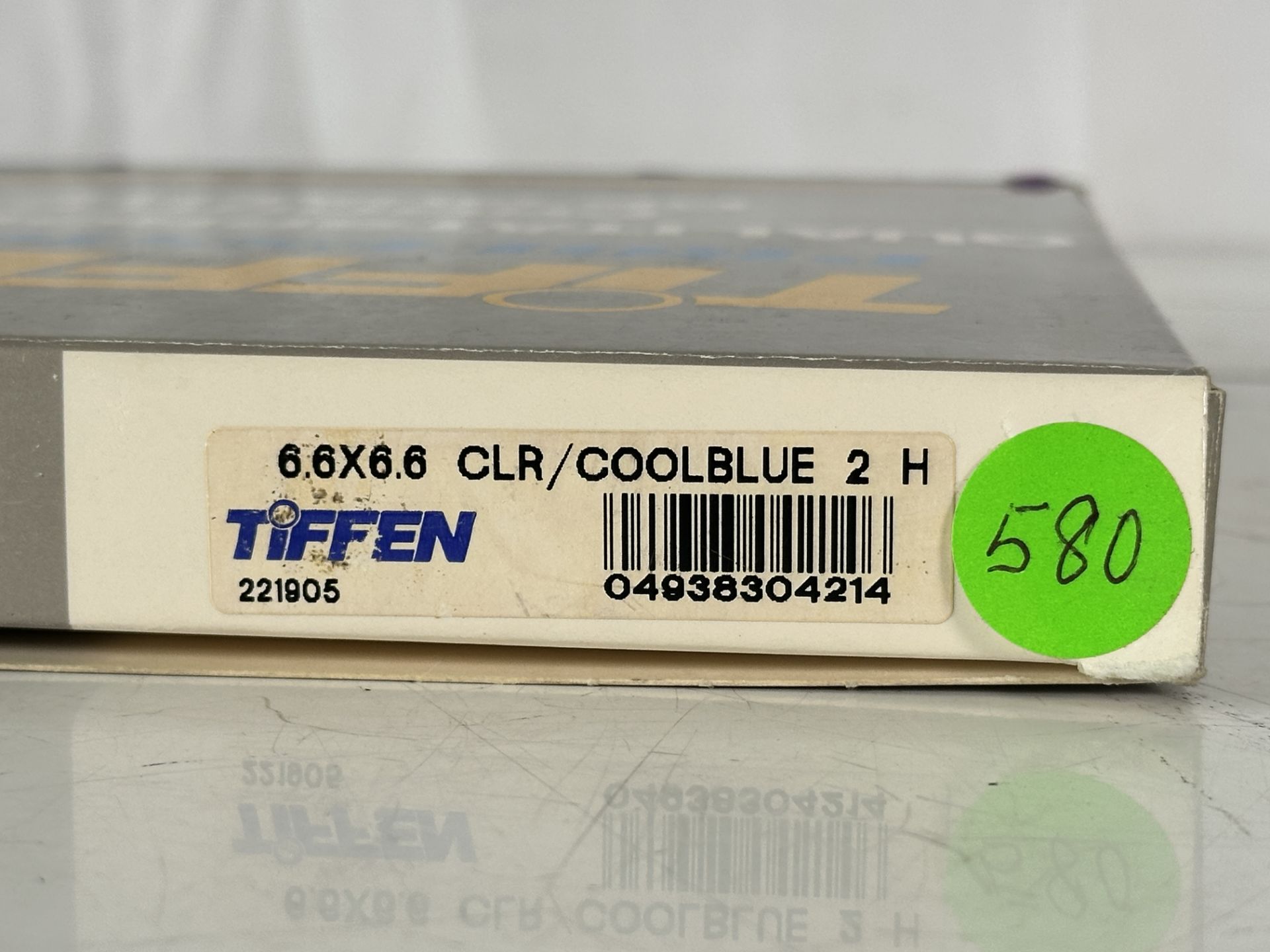 Tiffen 6.6x6.6 Clear / Cool Blue 2 Hard Grad Filter NOS 6.6" Cinema 221905 - Image 2 of 2