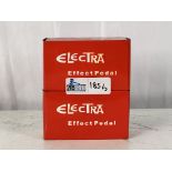 Lot of 2 Electra Guitar Effect Pedals Electra ECDD-1 Electra ECFL-1 New, Old Stock