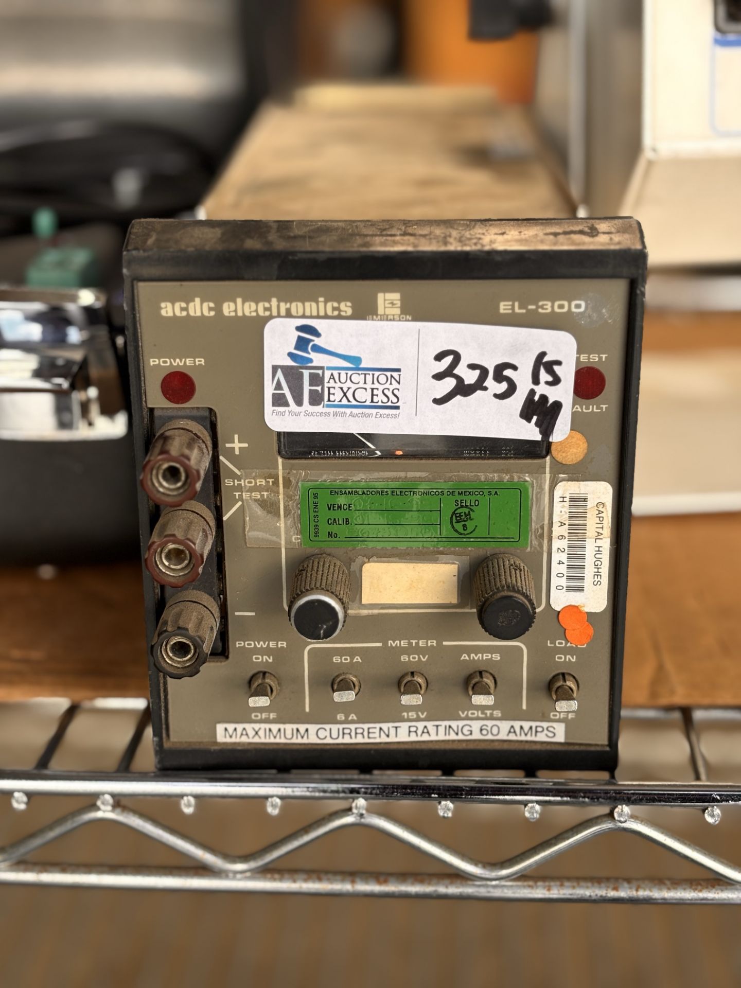 Lot of Test Equip including DMC TE50260 hybrid tester ACDC Electronics EL-300 Power Supply, Belfort - Image 5 of 15