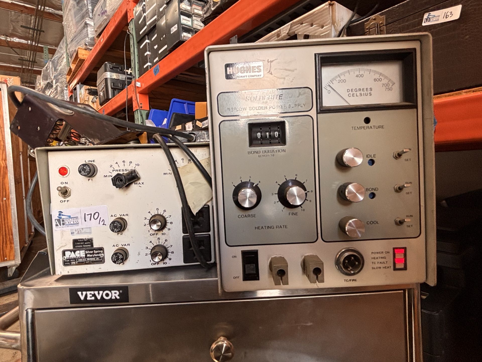 Pace PPS -5 Soldering Desoldering Station + Hughes HTT-650 Soldering Power Supply - Image 8 of 10