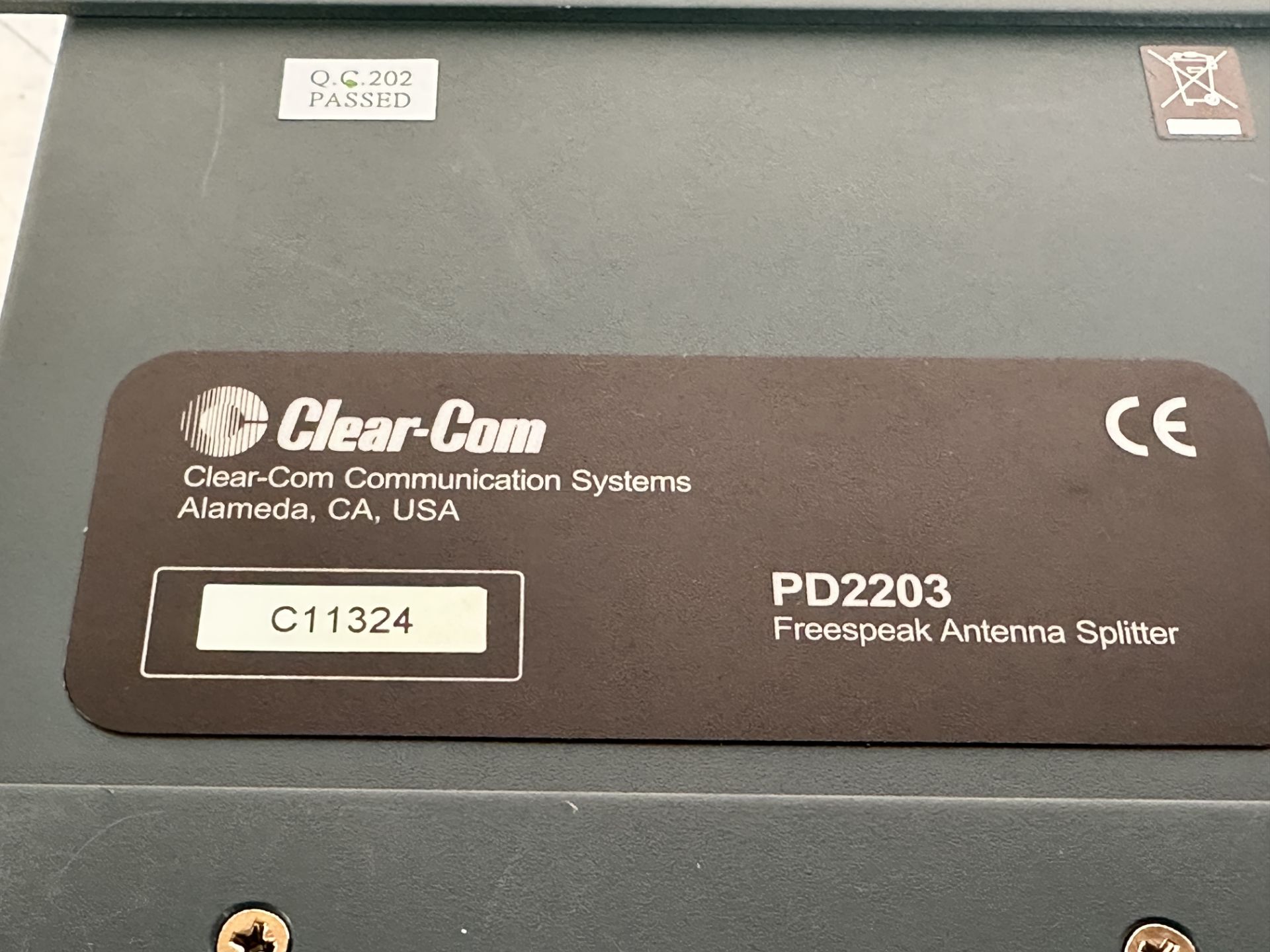 Clear-Com PD2203 Freespeak Antenna Splitter - Image 3 of 3