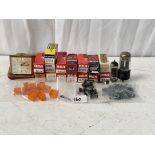 Lot of RCA + Sylvania Tubes including 12AB5, 6BJ6, 12BE6, 706, 12AB5, 8077-7054, and more