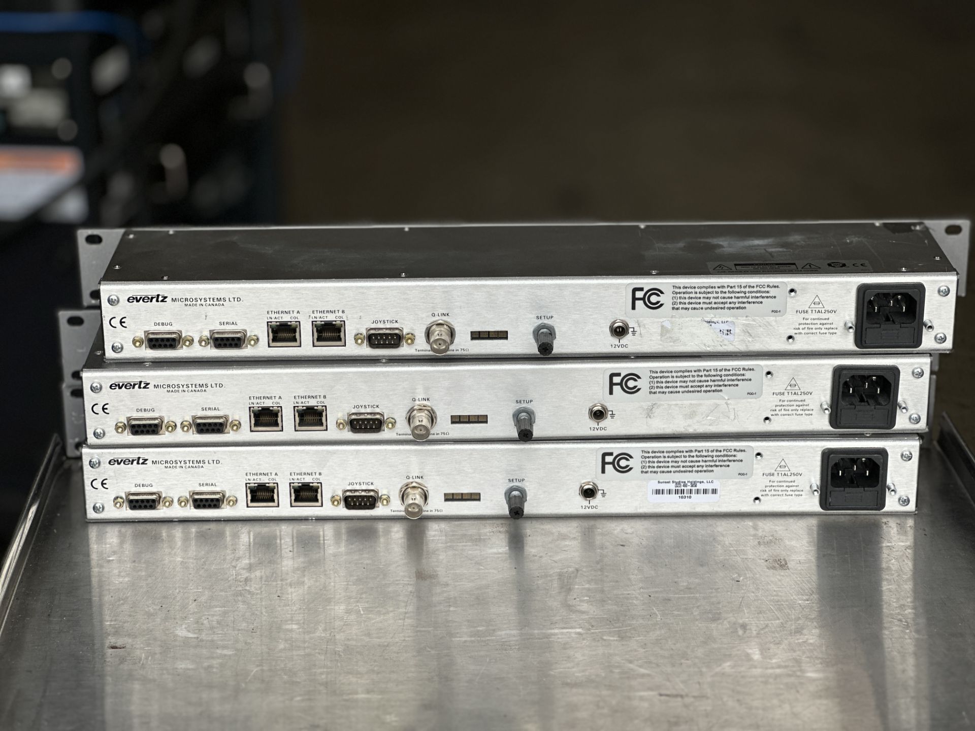 Lot of 3 Evertz CP-3201E Control Panels - Image 4 of 8