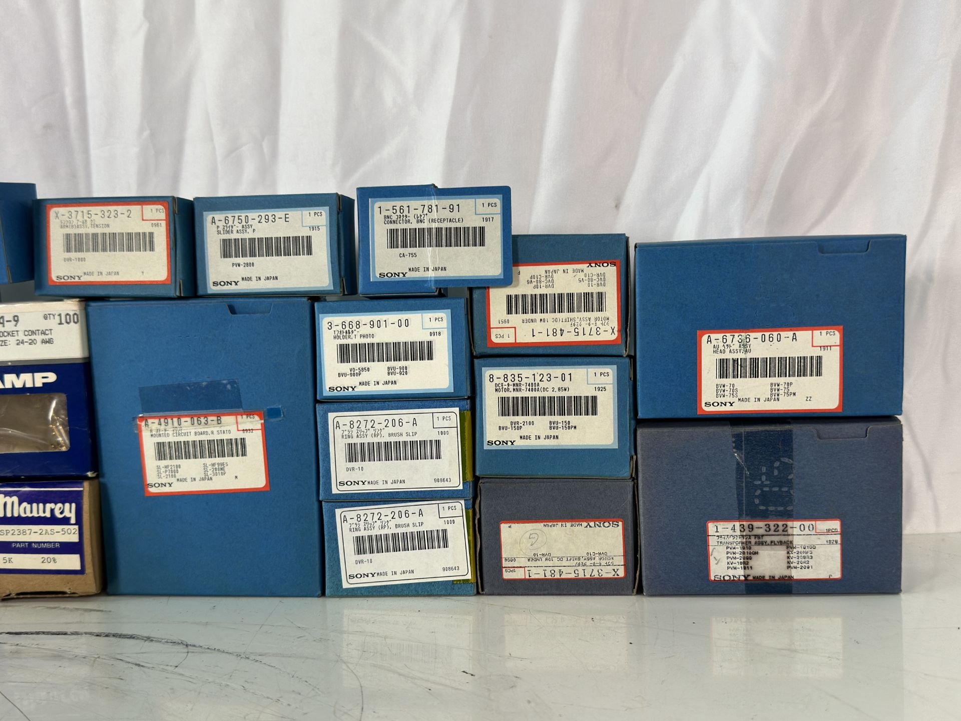 Large NOS Sony Broadcast Repair Lot: A-8272-206-A Slip Rings, Heads, Motors, Flybacks (See Descripti - Image 6 of 6
