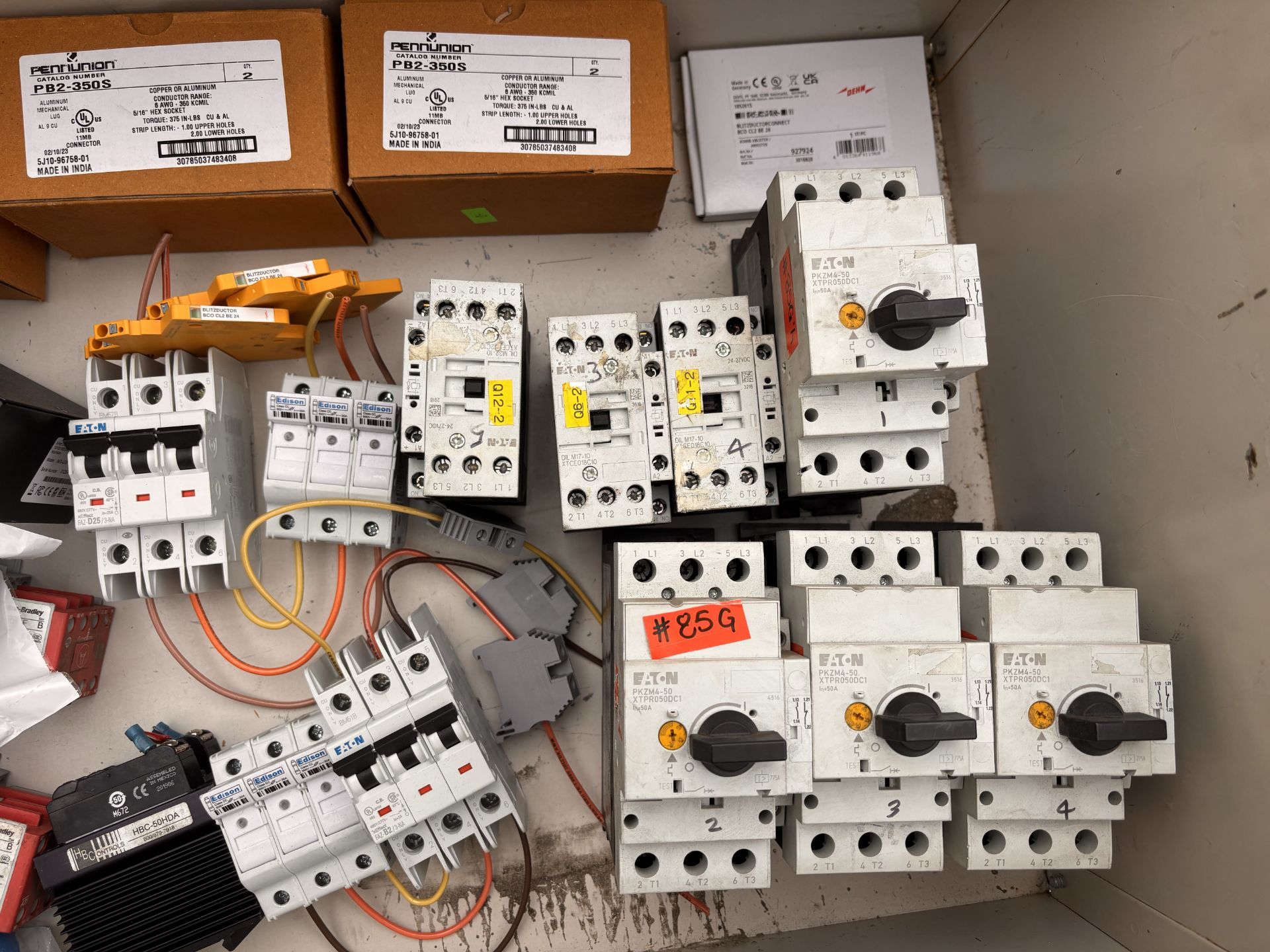 Lot of Electrical Equipment: Tripp Lite NGI-U08 Ethernet, Eaton PKZM4-50, Allen-Bradley 700-CF310D, - Image 7 of 11