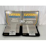 Lot of 2 Tiffen 6.6x6.6 Warm Soft/FX 4 & 5 Cinema Filters NOS Matte Box Arri