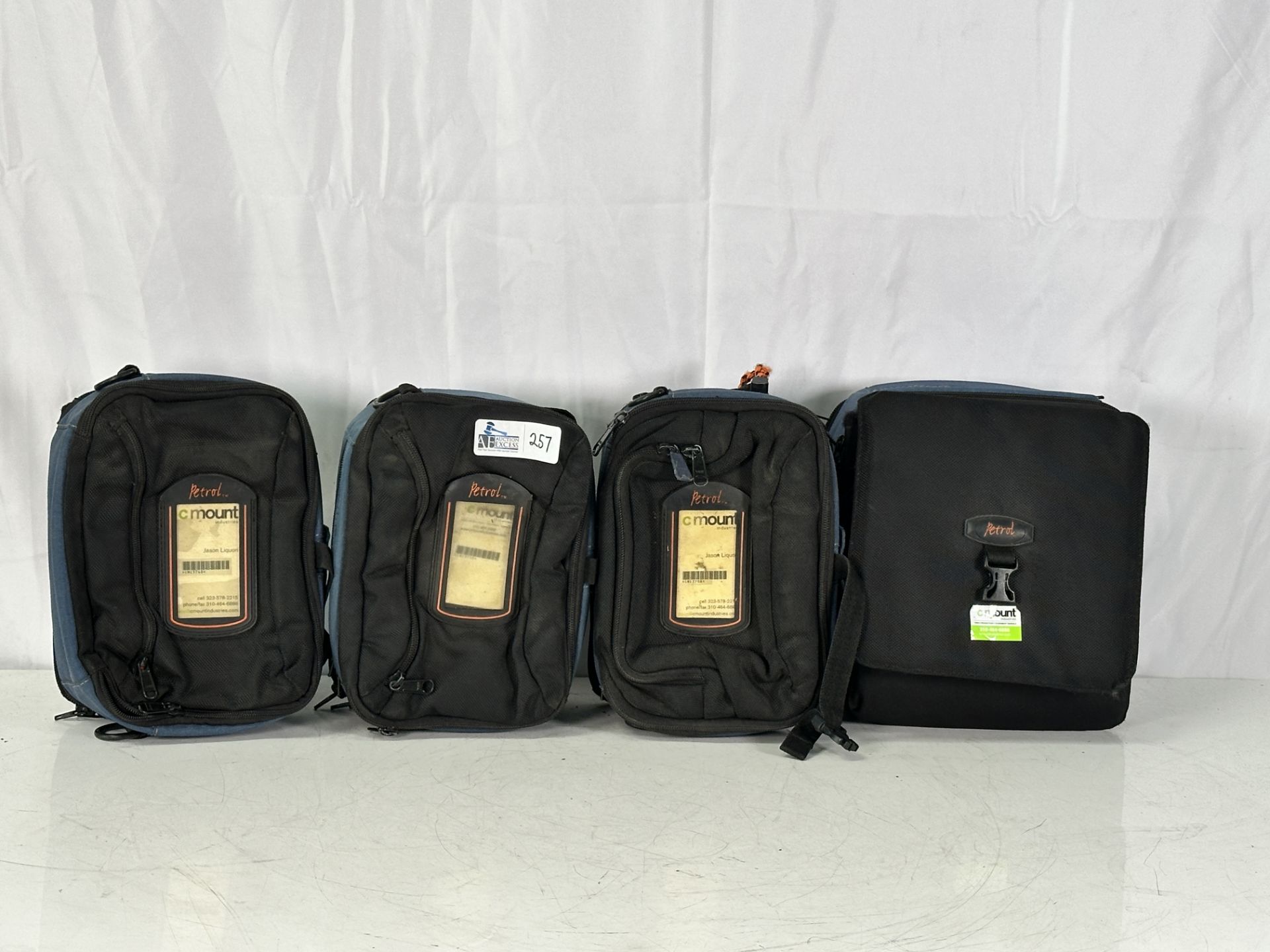 Lot of 4 Petrol Camera Bags