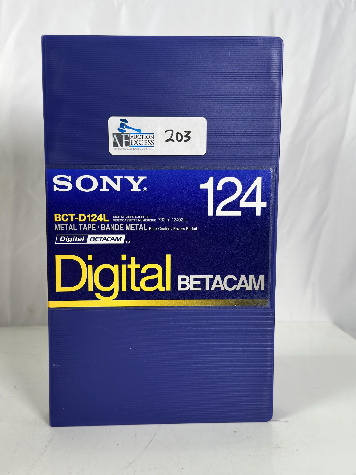 Lot of 10 Sony BCT-D124L Digital Betacam Metal Cassette Tapes New - Image 3 of 3