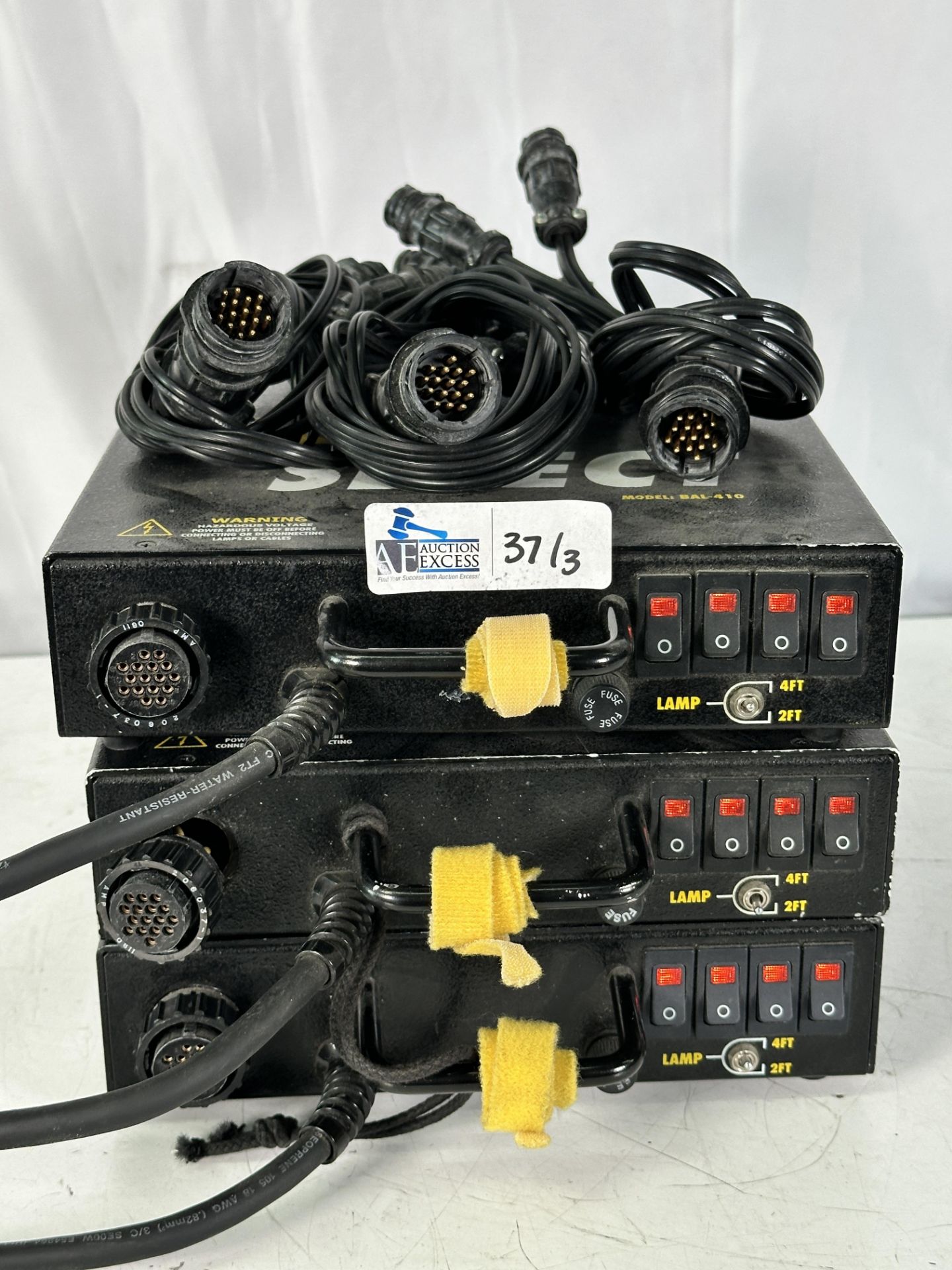 Lot of (3) Kino Flo Ve 4 Bank Select Ballast BAL-410 - Image 3 of 5