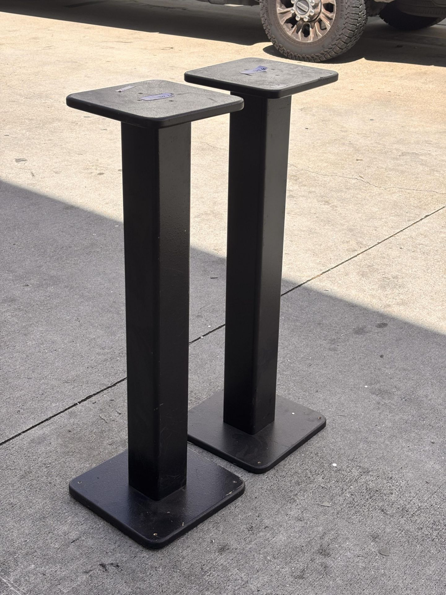 Pair of Speaker Stands Platform Measures 10x10" - Image 2 of 5