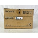 Sony HDCAM BCT-64HDL Digital Video Cassettes Lot of 10 New