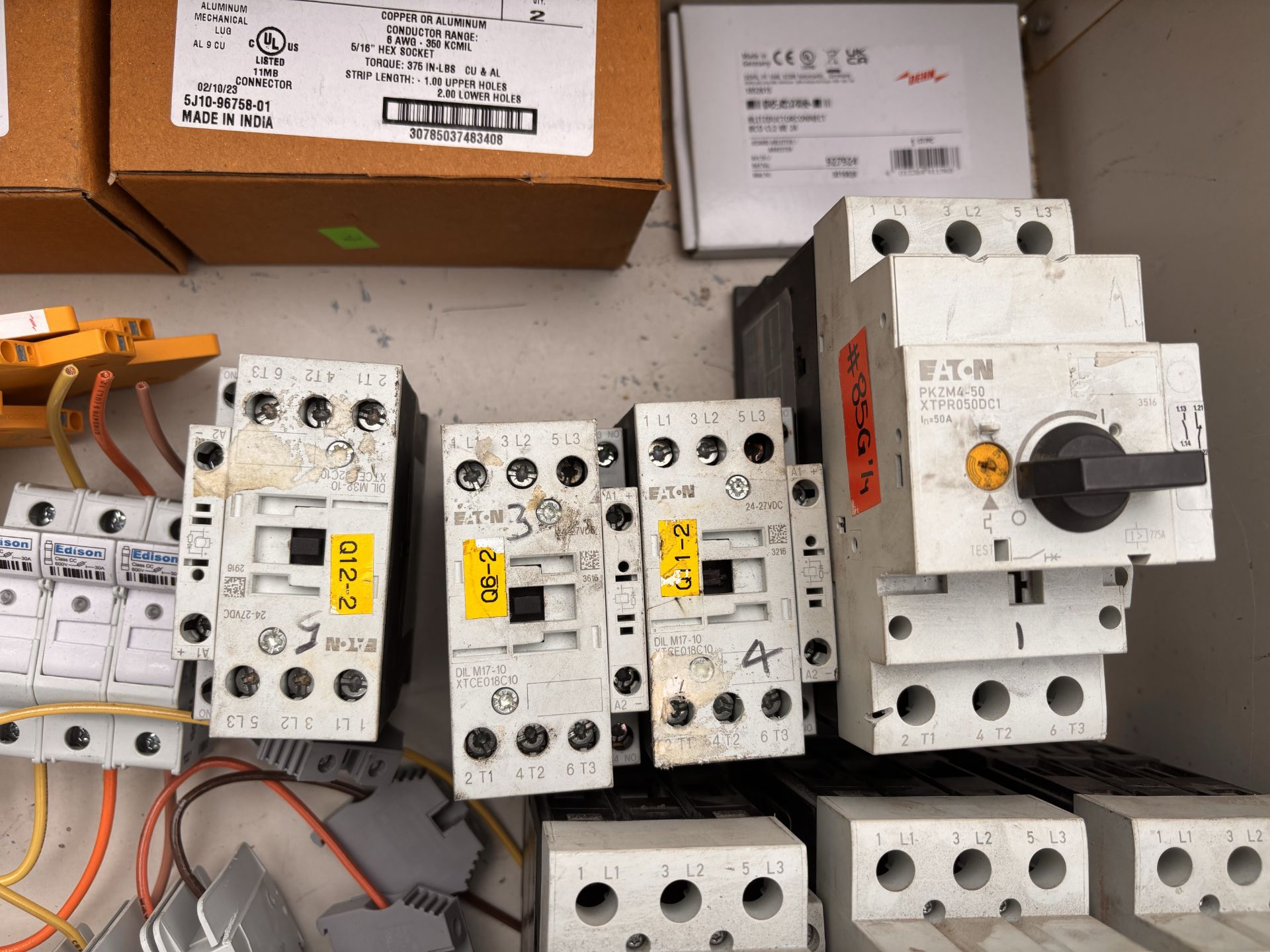 Lot of Electrical Equipment: Tripp Lite NGI-U08 Ethernet, Eaton PKZM4-50, Allen-Bradley 700-CF310D, - Image 9 of 11