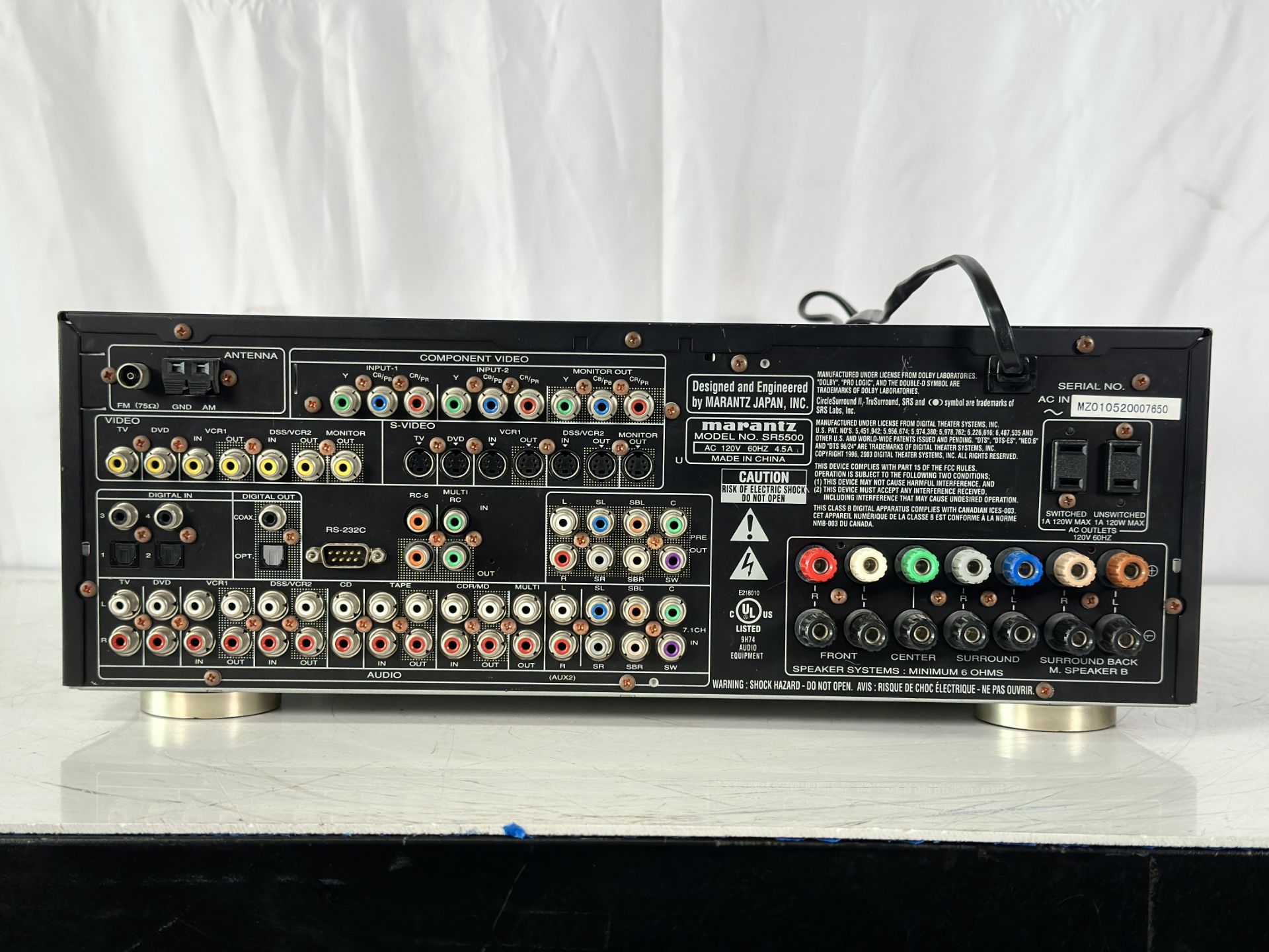 Marantz SR5500 AV Surround Receiver - Image 3 of 4