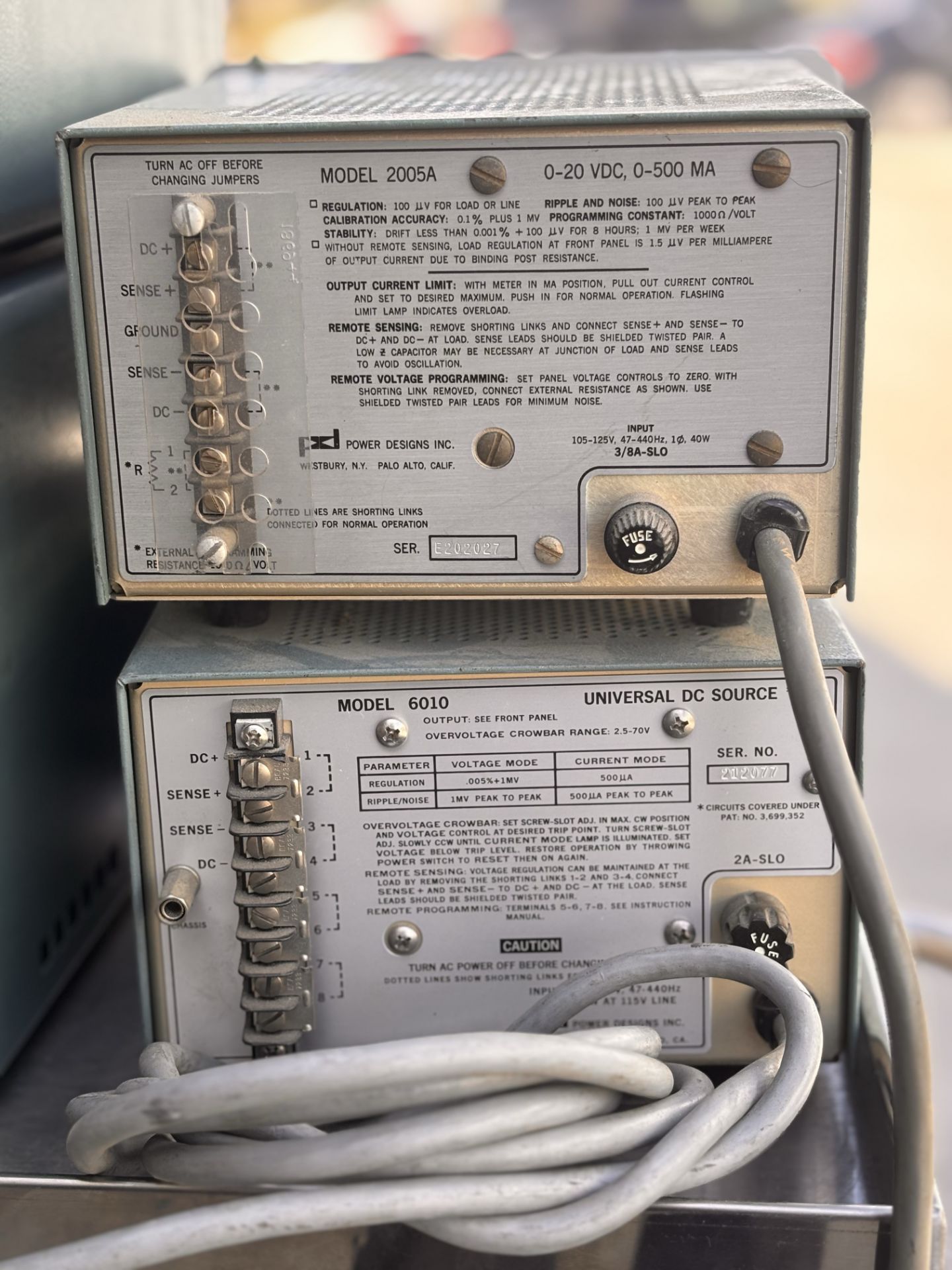 Lot of 4 Power Designs Power Supplies including Power Designs TP340 Triple Output Power Supply, Powe - Image 7 of 11