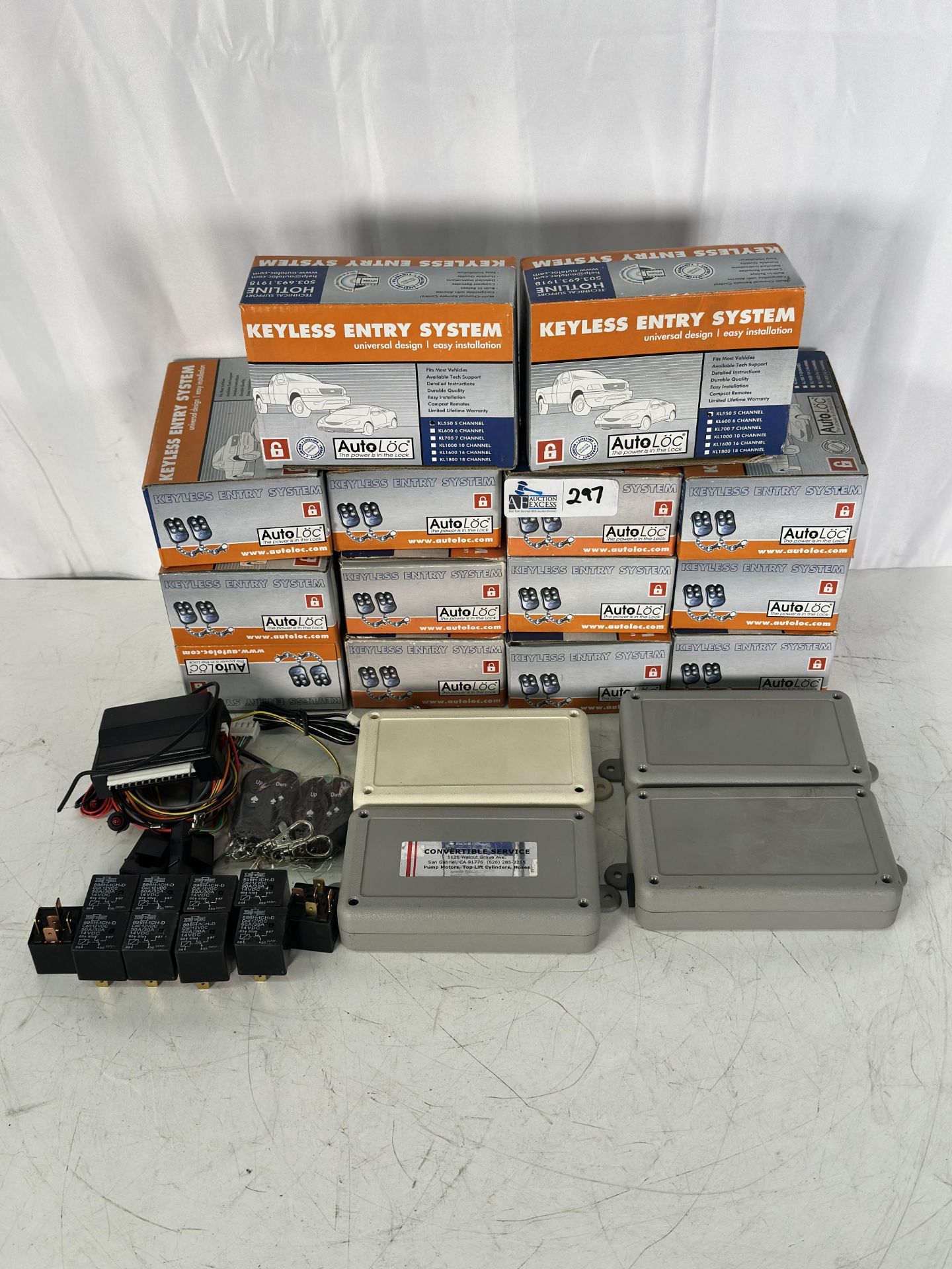 Lot of AutoLoc 5-Function Keyless Entry Systems AUTKL550 New Old Stock