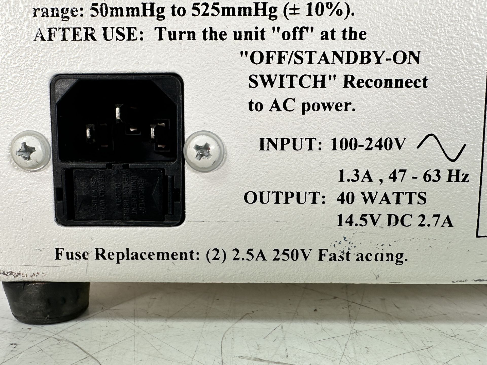 Lot of 2 SSCOR, SSCOR 40014B + Sscor S-SCORT DUET 2014A Aspirator Vacuum Suction Pump - Image 4 of 9