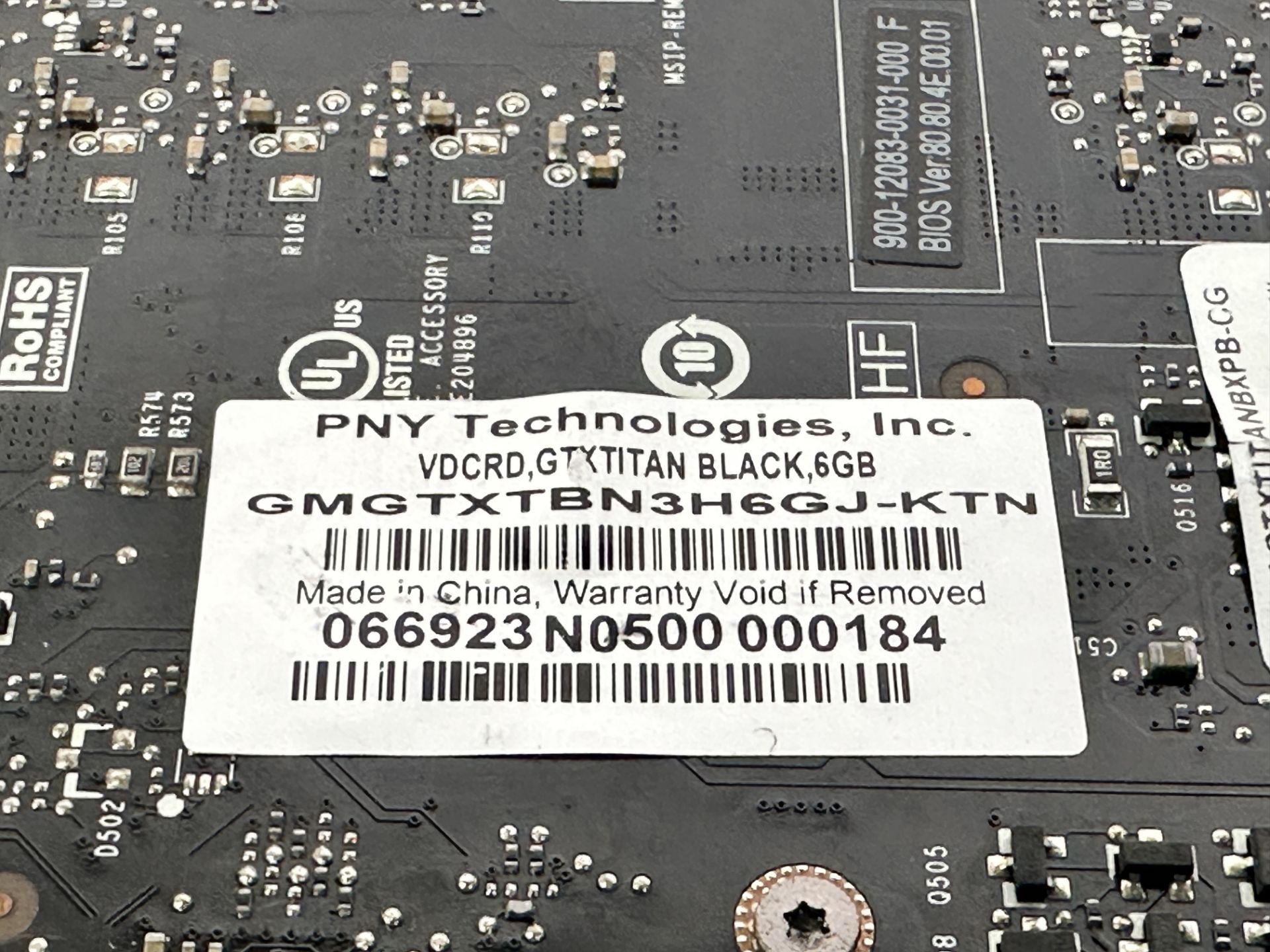 Nvidia Geforce GTX Titan 6GB Graphics Card - Image 4 of 4