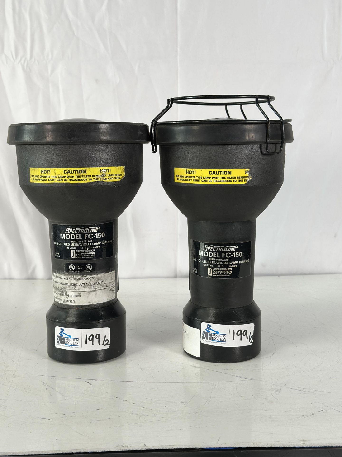 Lot of 2 Spectroline FC-150 Ultraviolet Lamps - Image 4 of 7