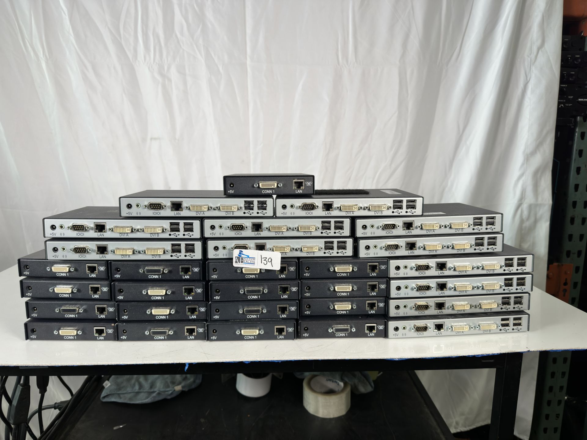 Lot of 25+ Avocent Extenders including Avocent HMX 2050 Series High Performance KVM System 510-155-5 - Image 4 of 6