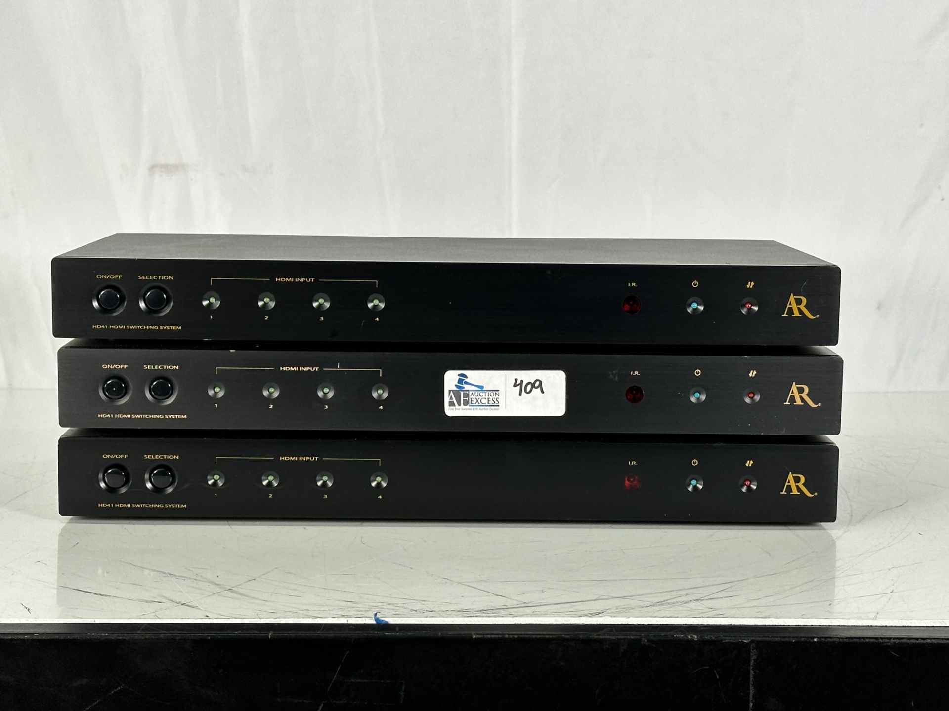 Lot of 3 Acoustic Research AR HD41 HDMI 4 To 1 HDMI Switchers