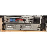 Lot of 2 APC APC SMX120RMBP2U Smart UPS External Battery Pack + APC SMT3000RM2U Smart-UPS 3000VA Ra