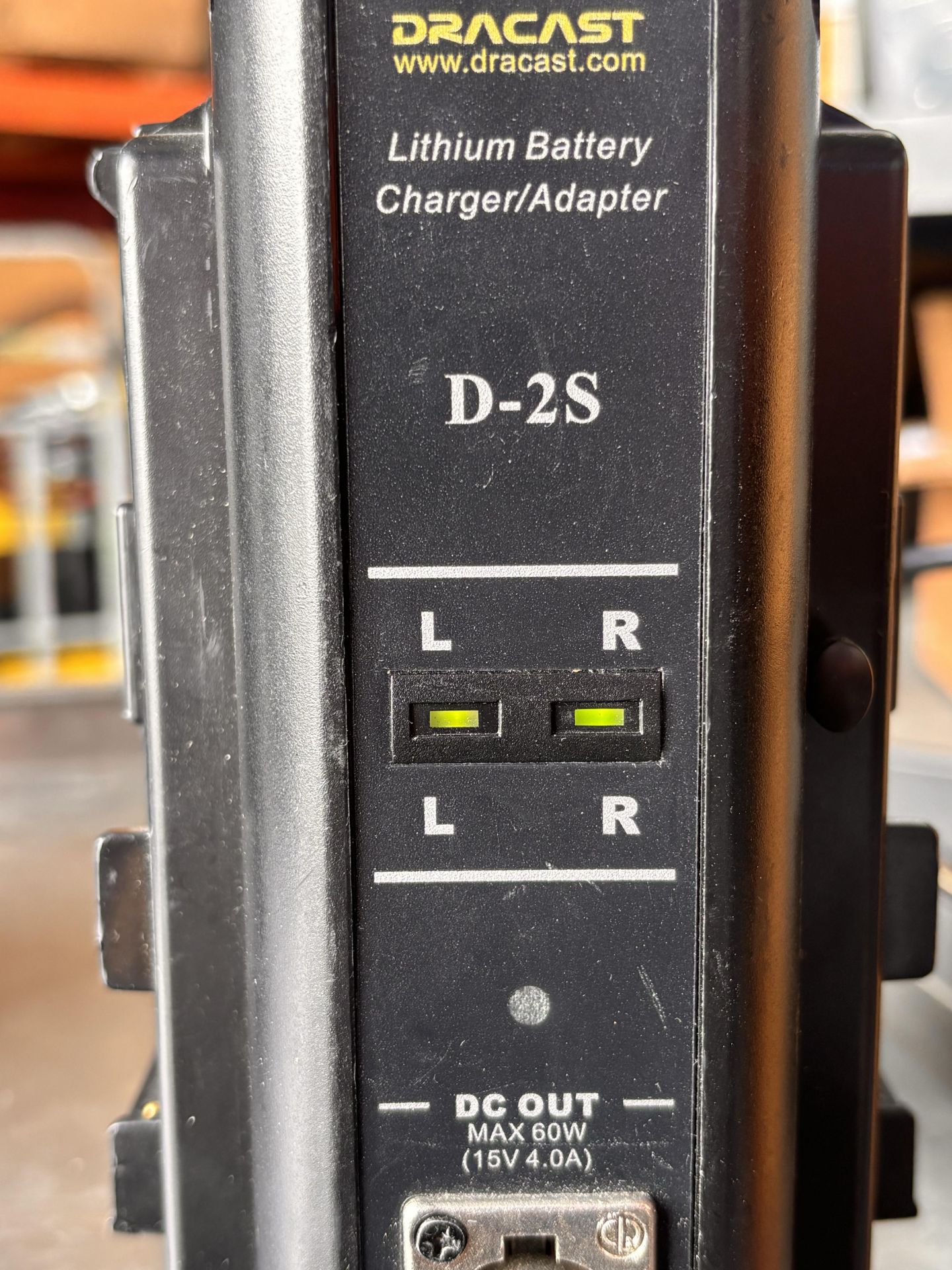 Lot of 2 Dracast V-Mount Dual Charger D-2S Lithium-Ion Battery Charger - Image 5 of 7