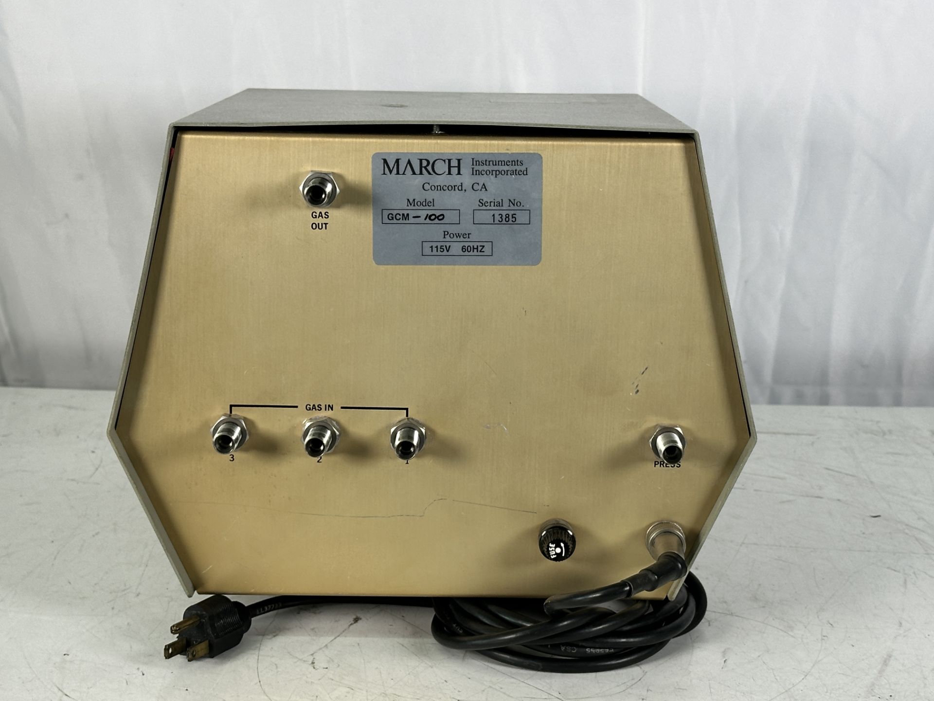 March GCM 100 Gas Control Module Plasma Cleaner - Image 2 of 3