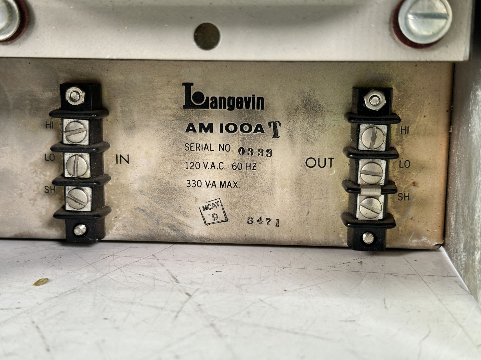 Langevin AM-100 Amplifier - Image 5 of 6