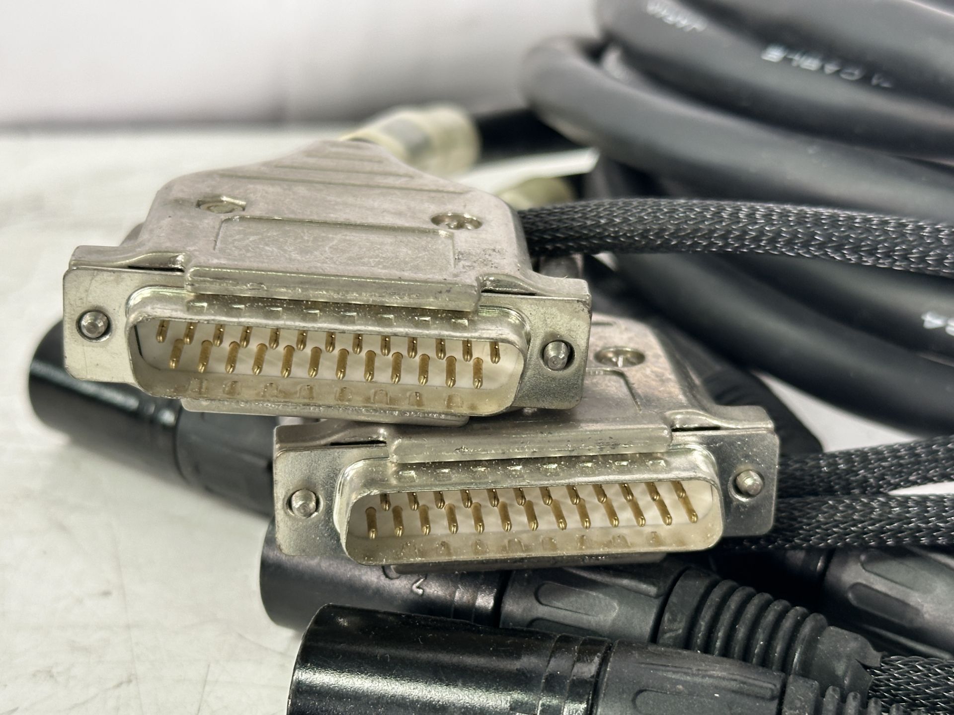 Lot of Pro Audio Cable Including (2) Mogami 3161, 17' EDAC Elco 56 Pin XLR Male and Female 16 Channe - Image 3 of 3