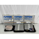Lot of 3 Tiffen 6.6x6.6 Filters including Tiffen 138mm 85C Filter, (2) Tiffen 85 Linear Ultra Pol NO