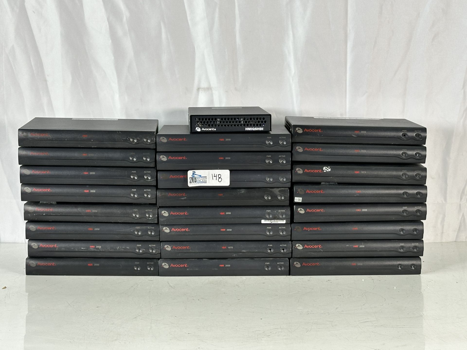 Lot of 25 Avocent Extenders including Avocent HMX 2050 Series High Performance KVM System 510-155-50