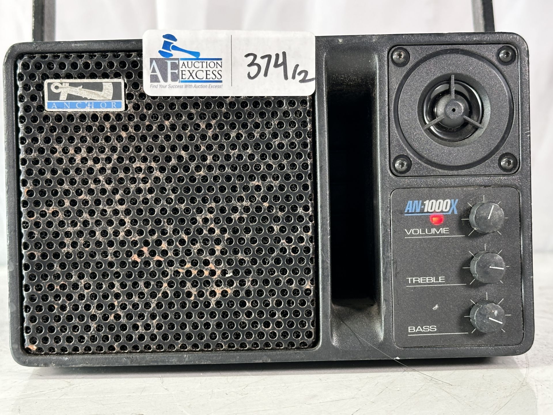 Lot of 2 Powered Portable Speakers, Anchor AN-1000x Monitor + Califone PA-300 Presentation PA Speake - Image 3 of 6