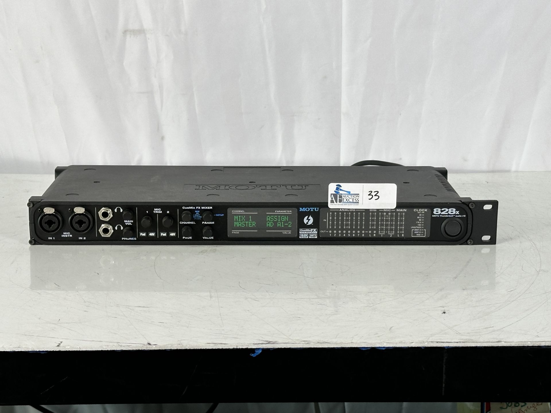 MOTU 828X Thunderbolt / USB 28x30 Audio Interface