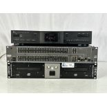 Lot of 3 Rack Units Rane ME 60 Equalizer, Denon DN-4500 CD Player, Toa DT-920 Tuner
