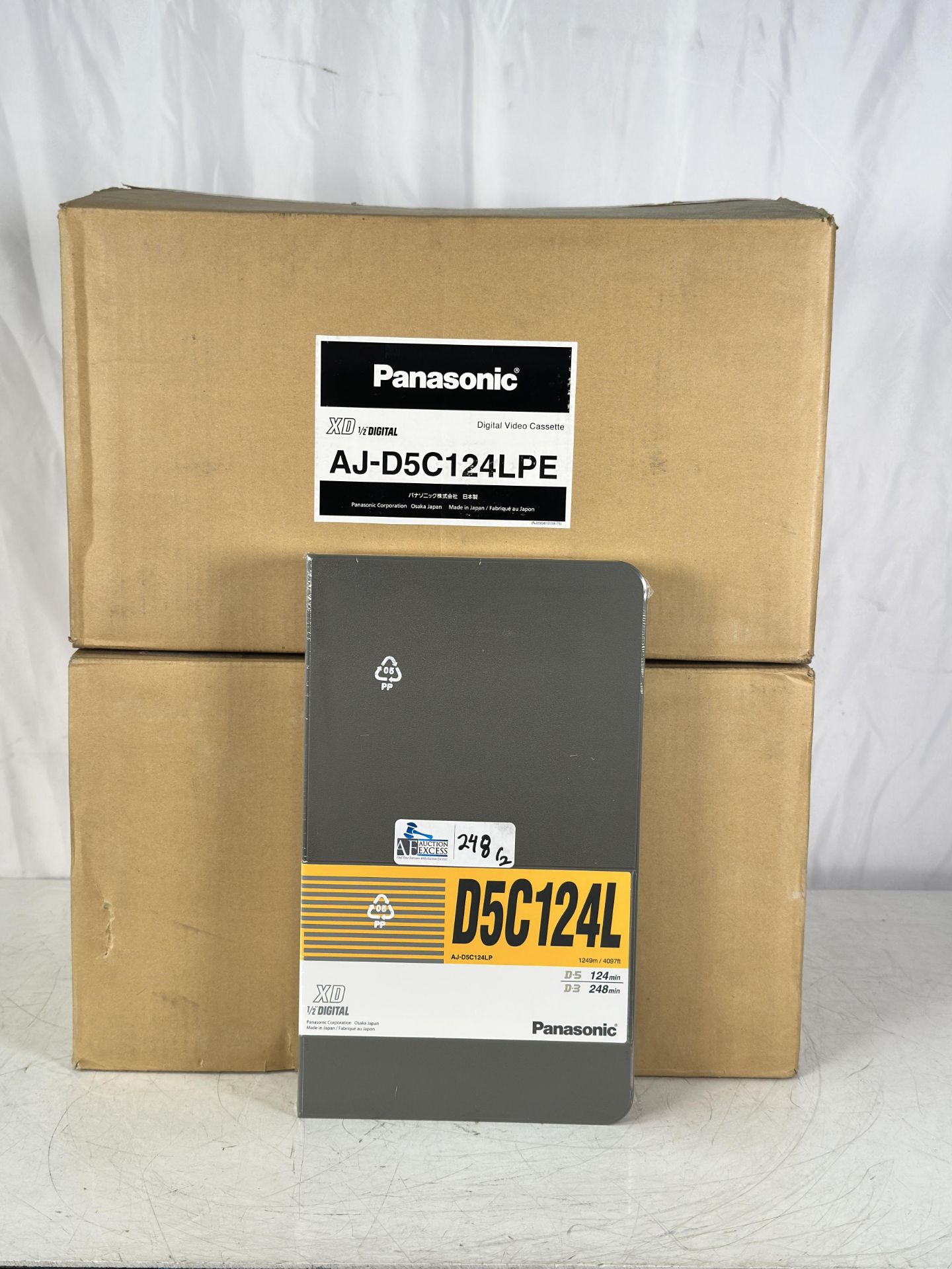 2 Boxes of Panasonic AJ-D5C124L / Panasonic AJ-D5C124LPE Large D-5 HD/ D-3 Video Cassette (10 each b - Image 4 of 5