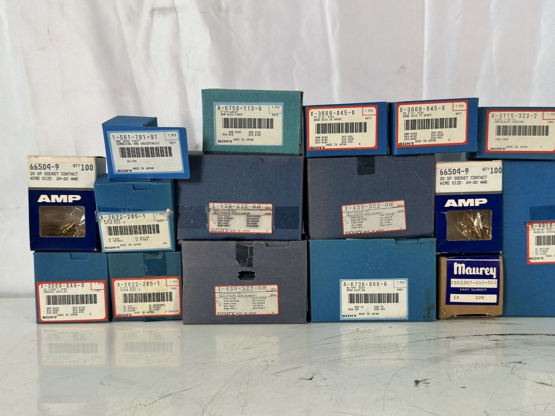 Large NOS Sony Broadcast Repair Lot: A-8272-206-A Slip Rings, Heads, Motors, Flybacks (See Descripti - Image 5 of 6