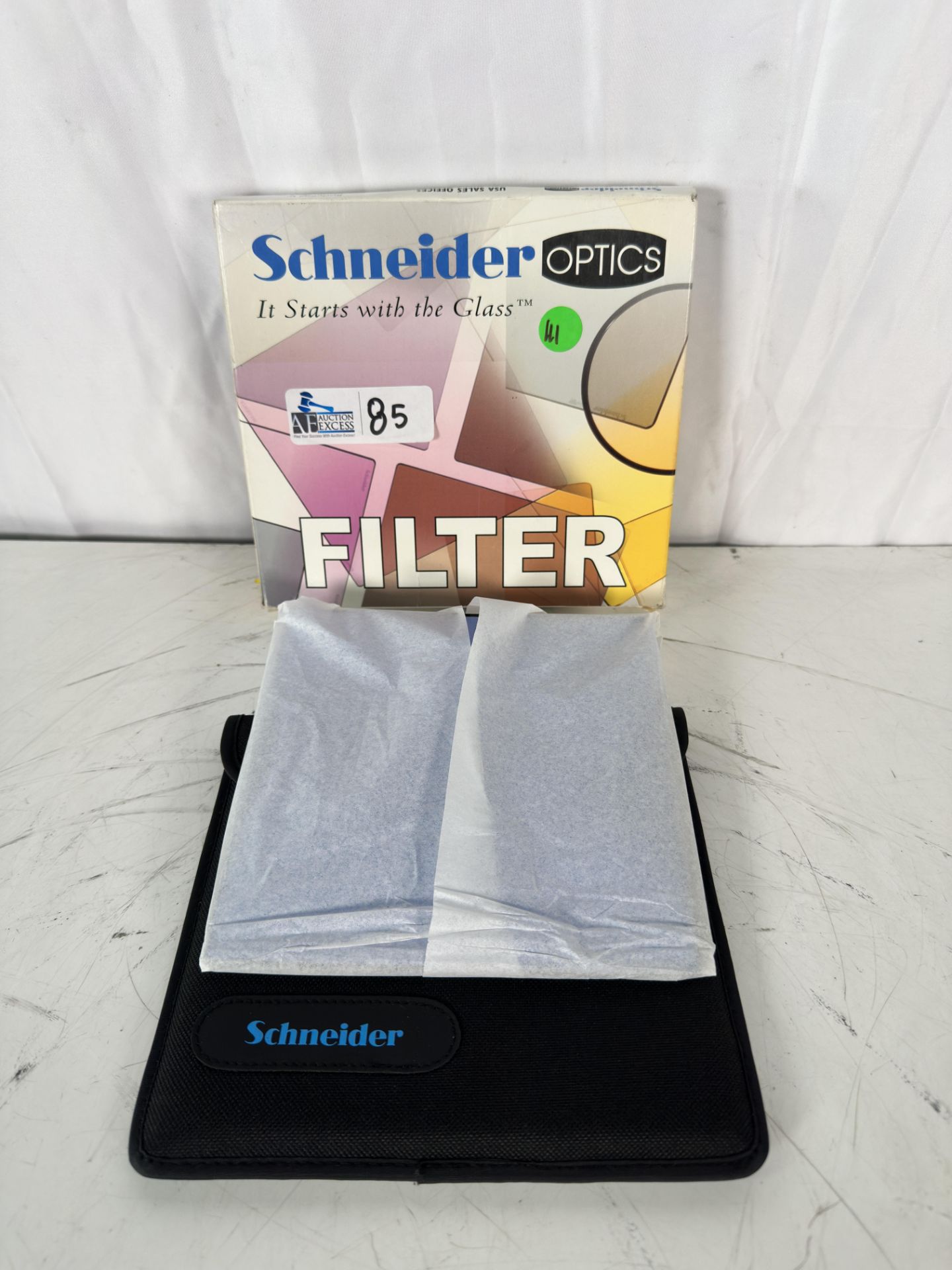 Schneider 6.6x6.6" CTB 1/2 Color Correction Glass Filter - New Old Stock