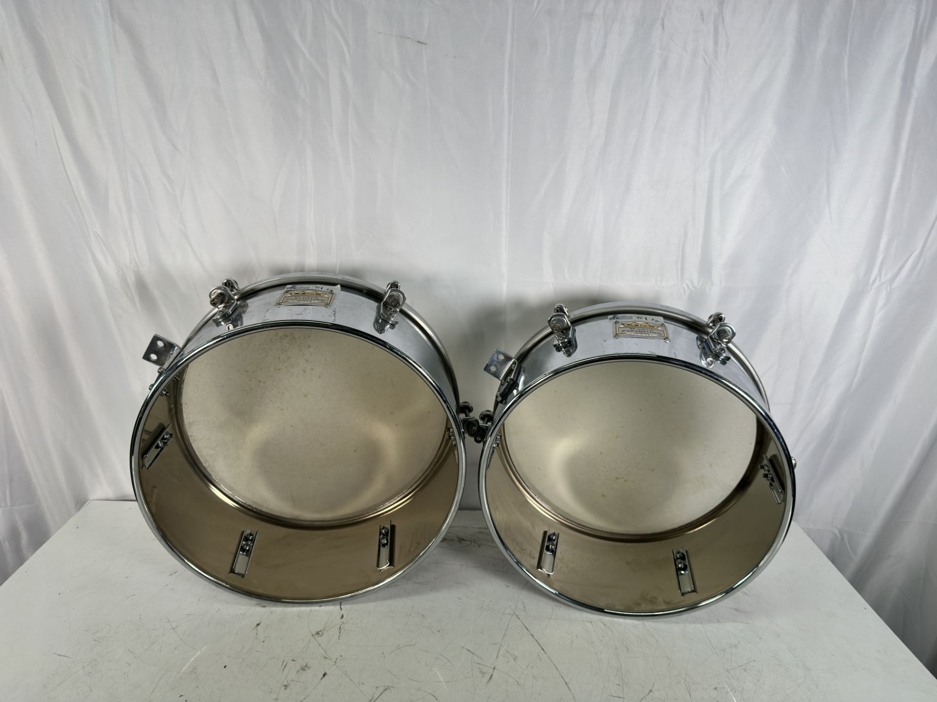 Lot of 2 Remo World Percussion Timbales Drums - Image 8 of 8