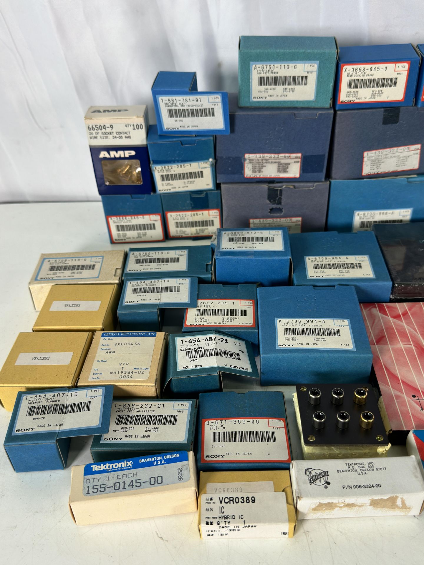 Large NOS Sony Broadcast Repair Lot: A-8272-206-A Slip Rings, Heads, Motors, Flybacks (See Descripti - Image 2 of 6