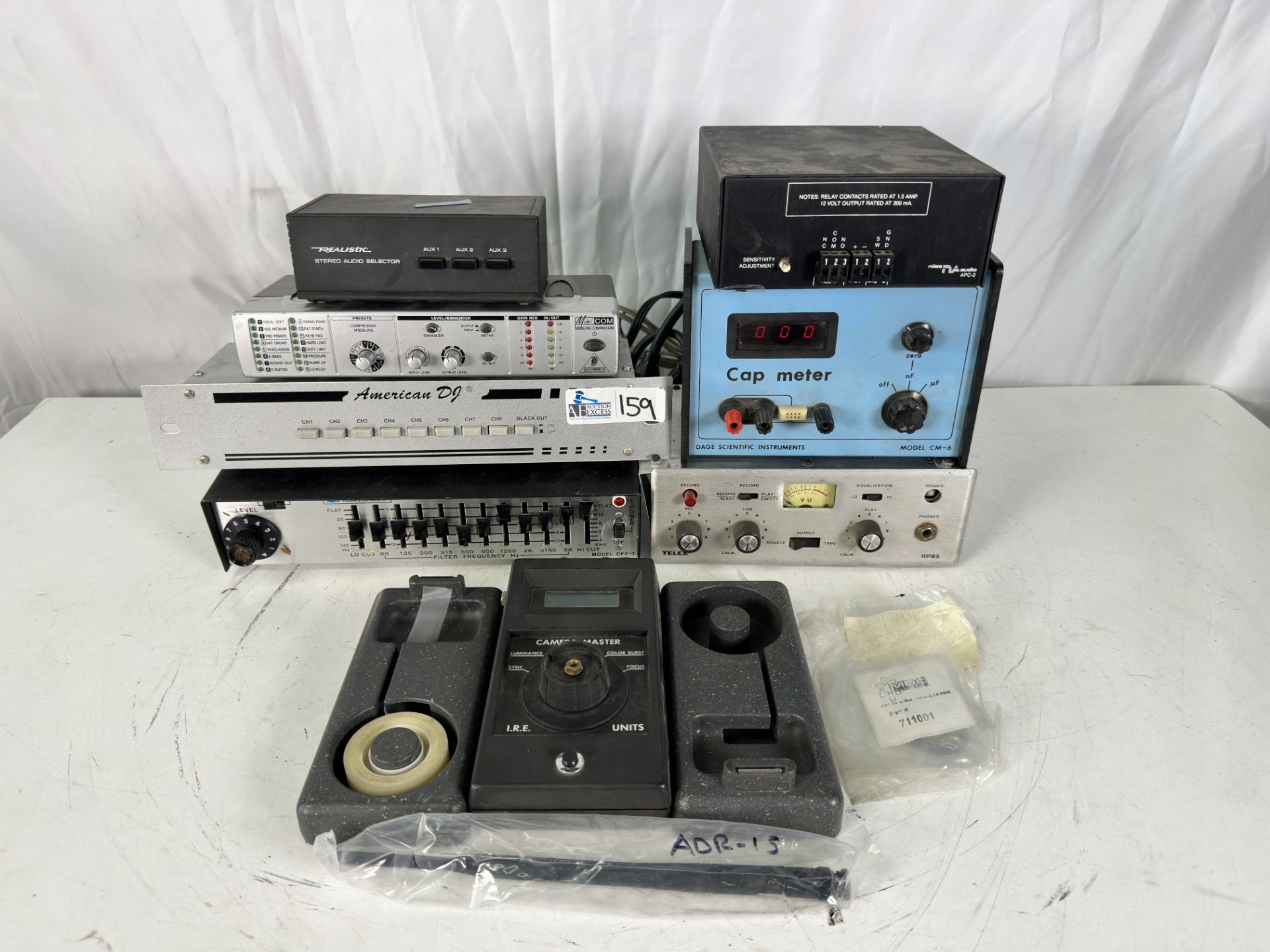 Mixed Lot: Pro Audio & Test Gear - Telex RP85, Behringer MiniCOM, Bogen CFC-1, Niles