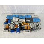 Lot of Vintage Capacitors: Mallory Type CGS/FP, Sprague, ROE Gold, Appear New Old Stock (No Solder o