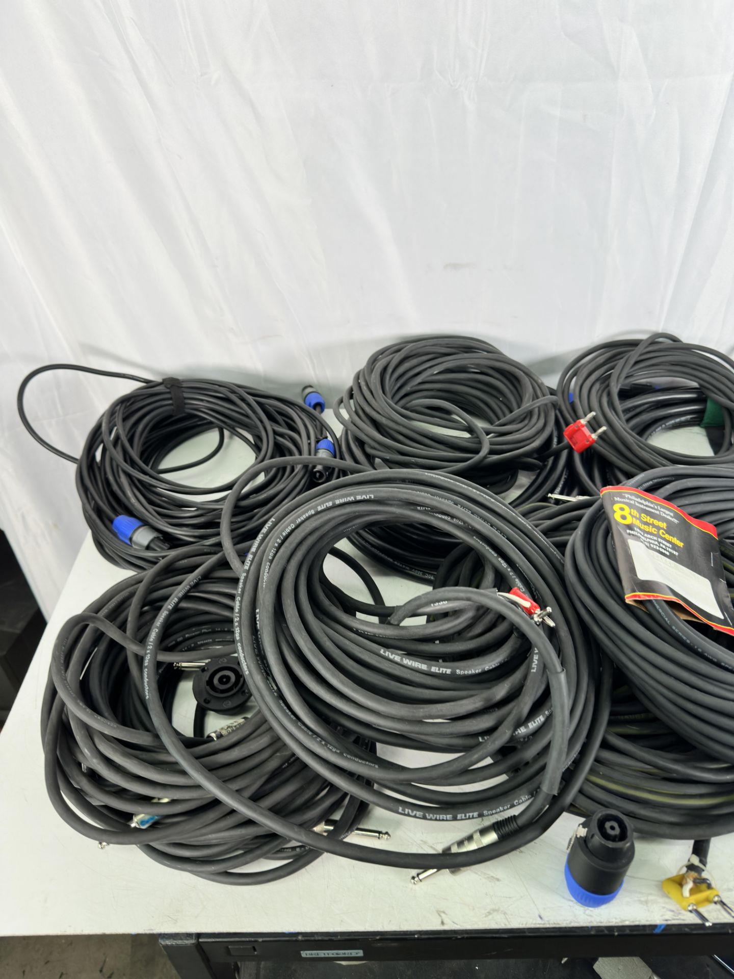 Lot of 1/4 Speaker Cables - Image 2 of 3