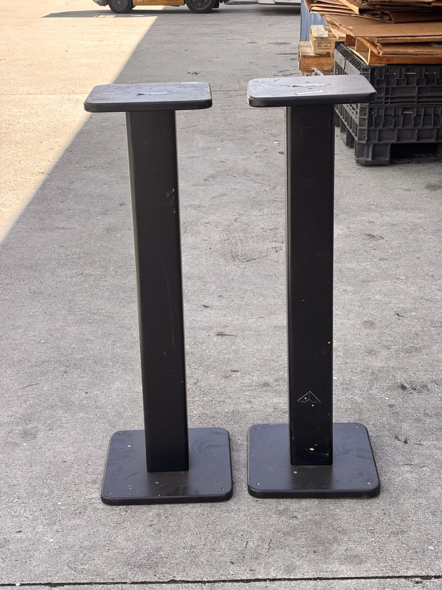 Pair of Speaker Stands Platform Measures 10x10" - Image 4 of 5