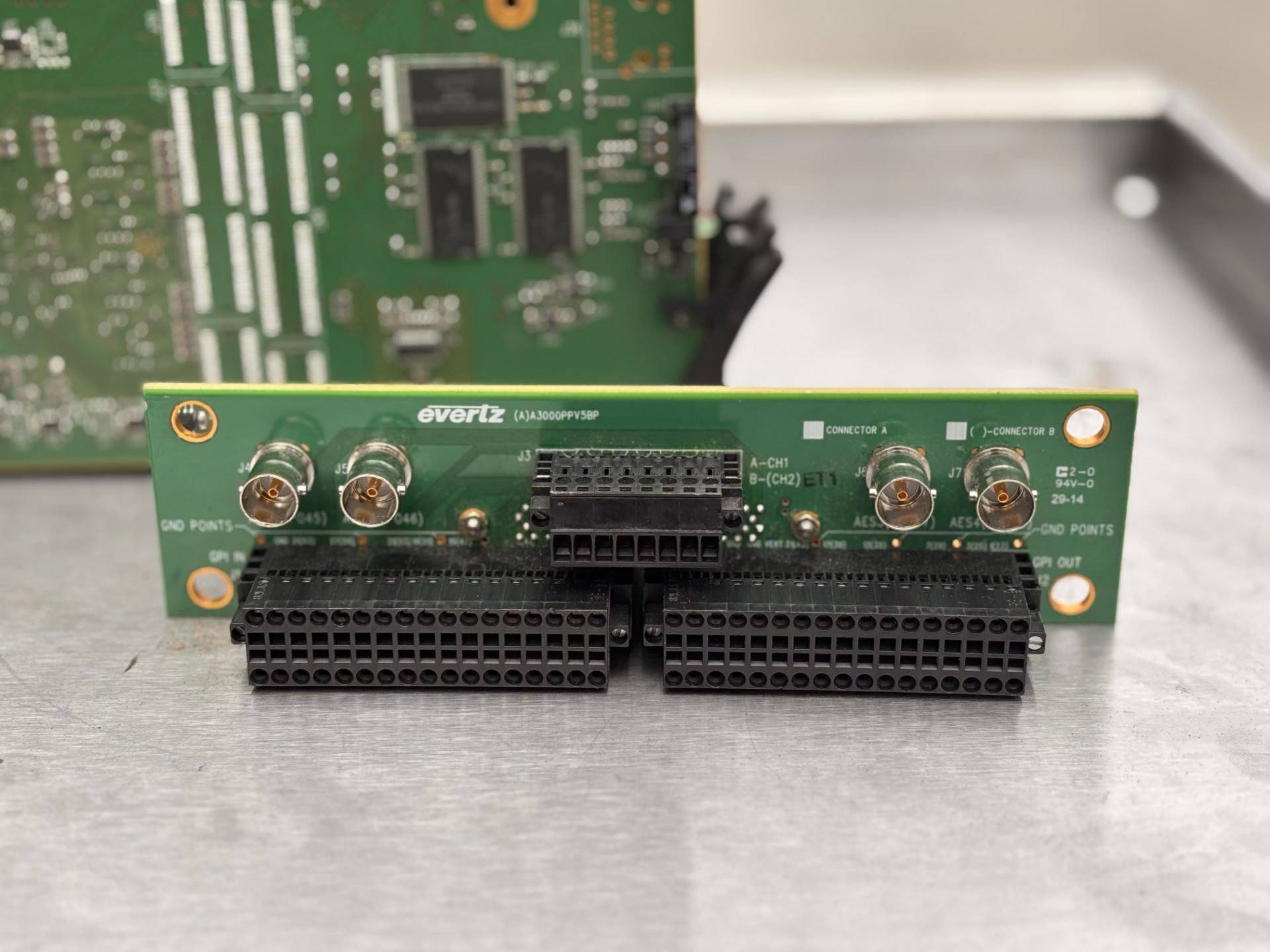Lot of 2 Evertz Cards Evertz 3000MVP-PPMX16 Display Processor Module (no backpane) + Evertz BA3000PP - Image 6 of 8