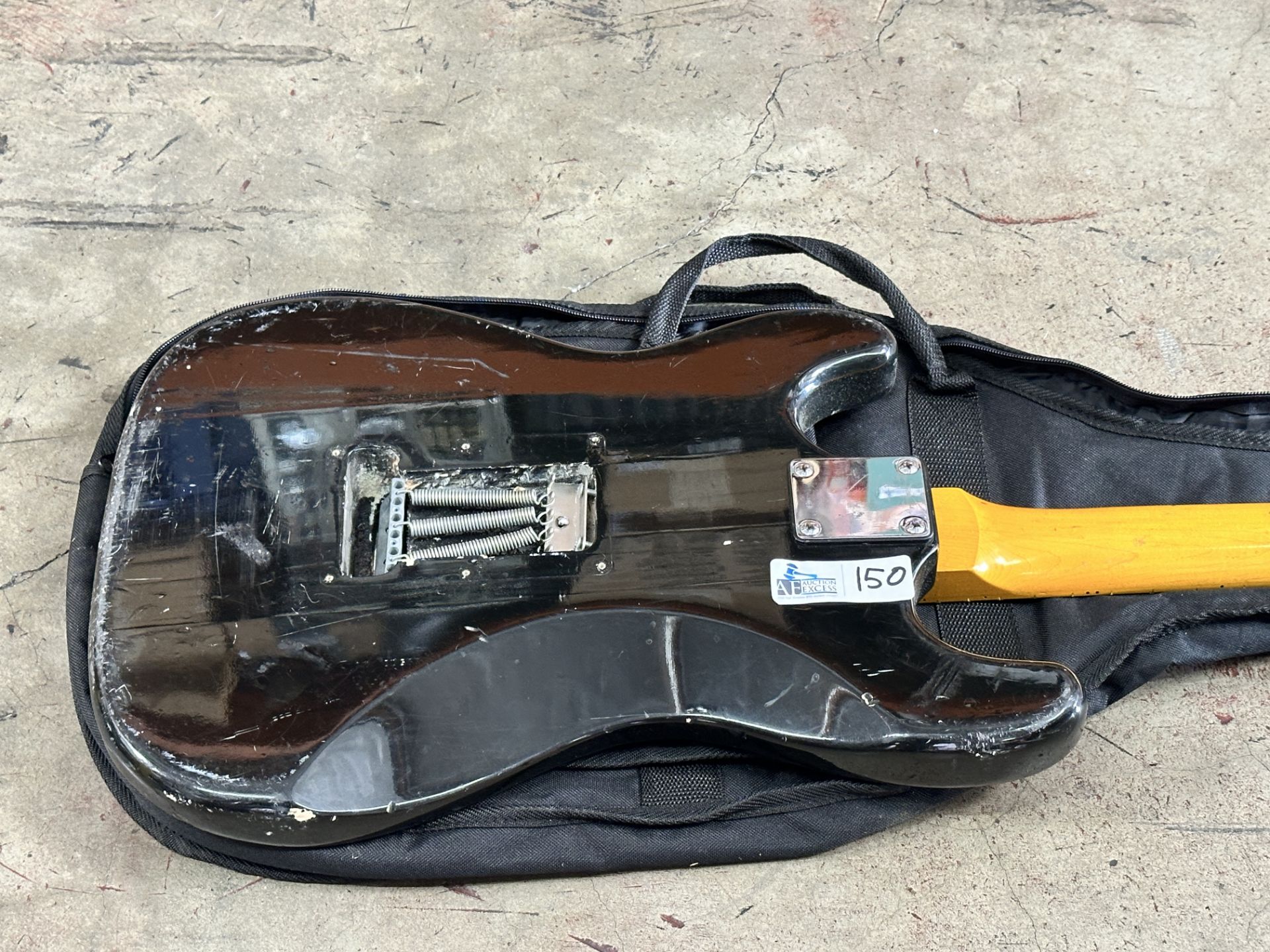 Spectrum Electric Guitar Black Stratocaster Style - Image 7 of 10