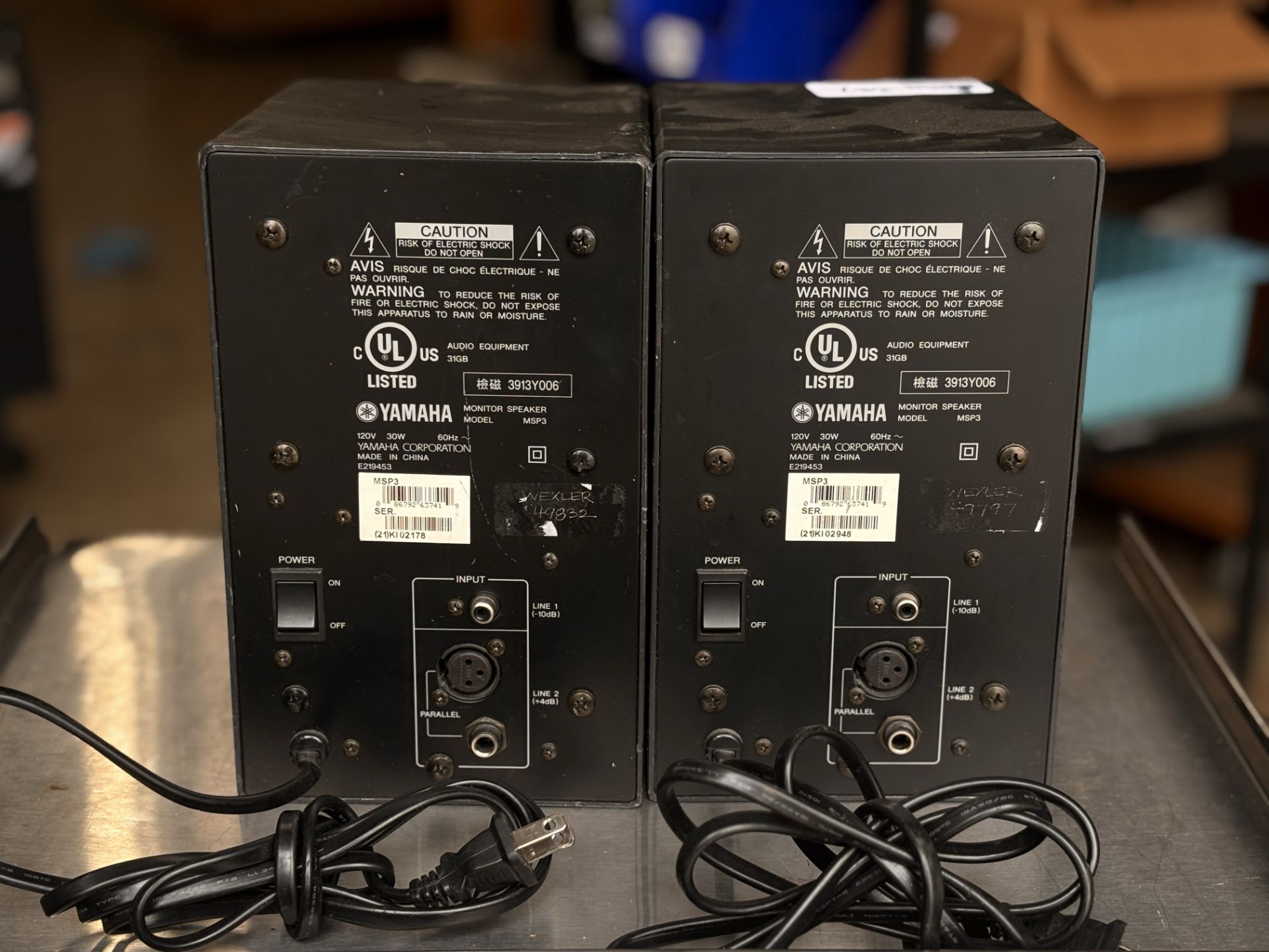 Pair of Yamaha MSP3 Monitor Speakers - Image 3 of 6