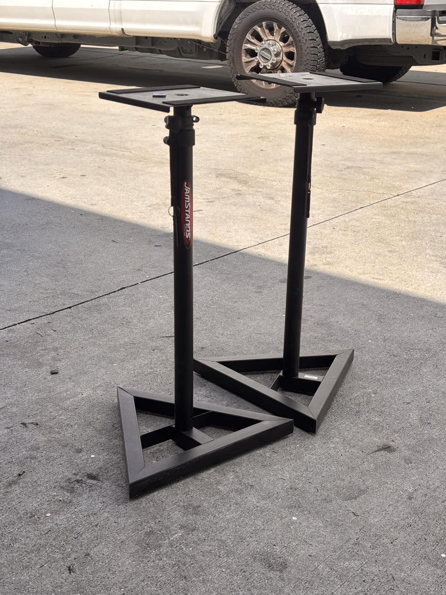 Pair of Jamstands Speaker Stands Platform Measures 9x9" - Image 2 of 4