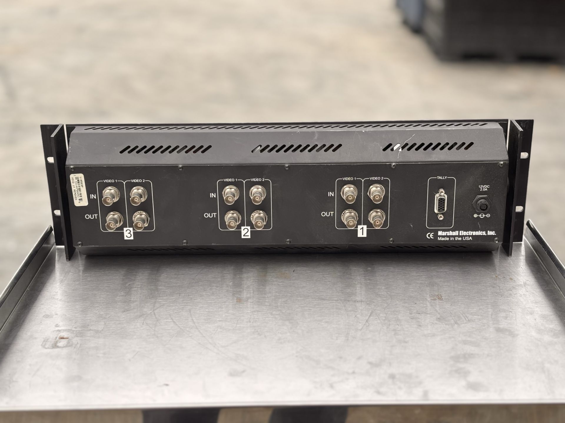 Marshall V-R63P Triple 3 x 5.8 " Rack Mounted LCD Video Monitor - Image 3 of 4