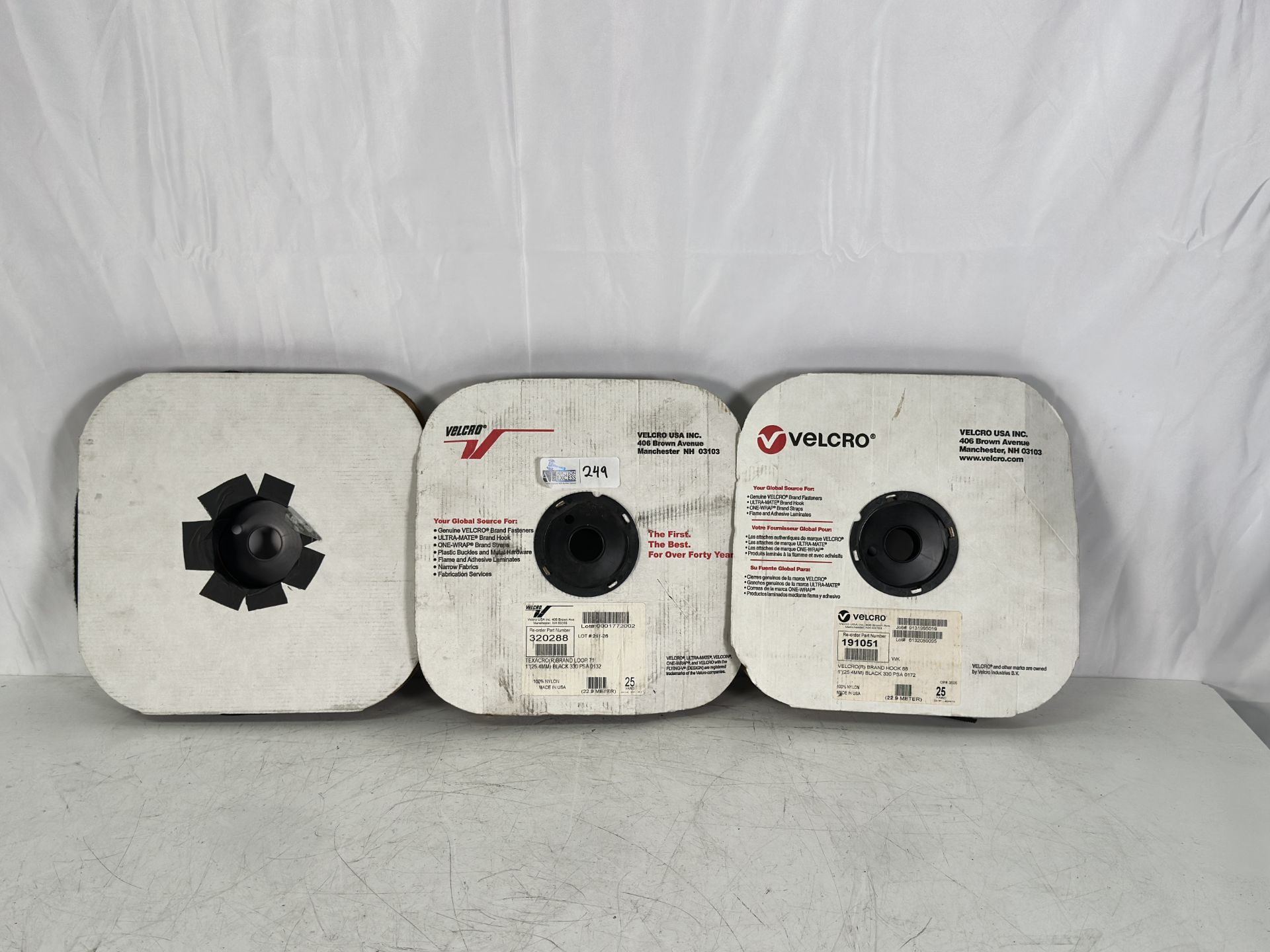 Lot of Velcro 320288 and 191051 Tape Strip Reels